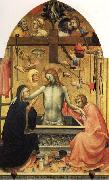 Lorenzo Monaco Pieta of Christ with Mourners and the Symbols of the Passion oil painting